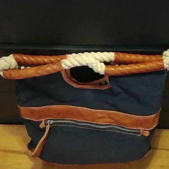 Vintage Lands End knot bucket bag - Picture 2 of 5